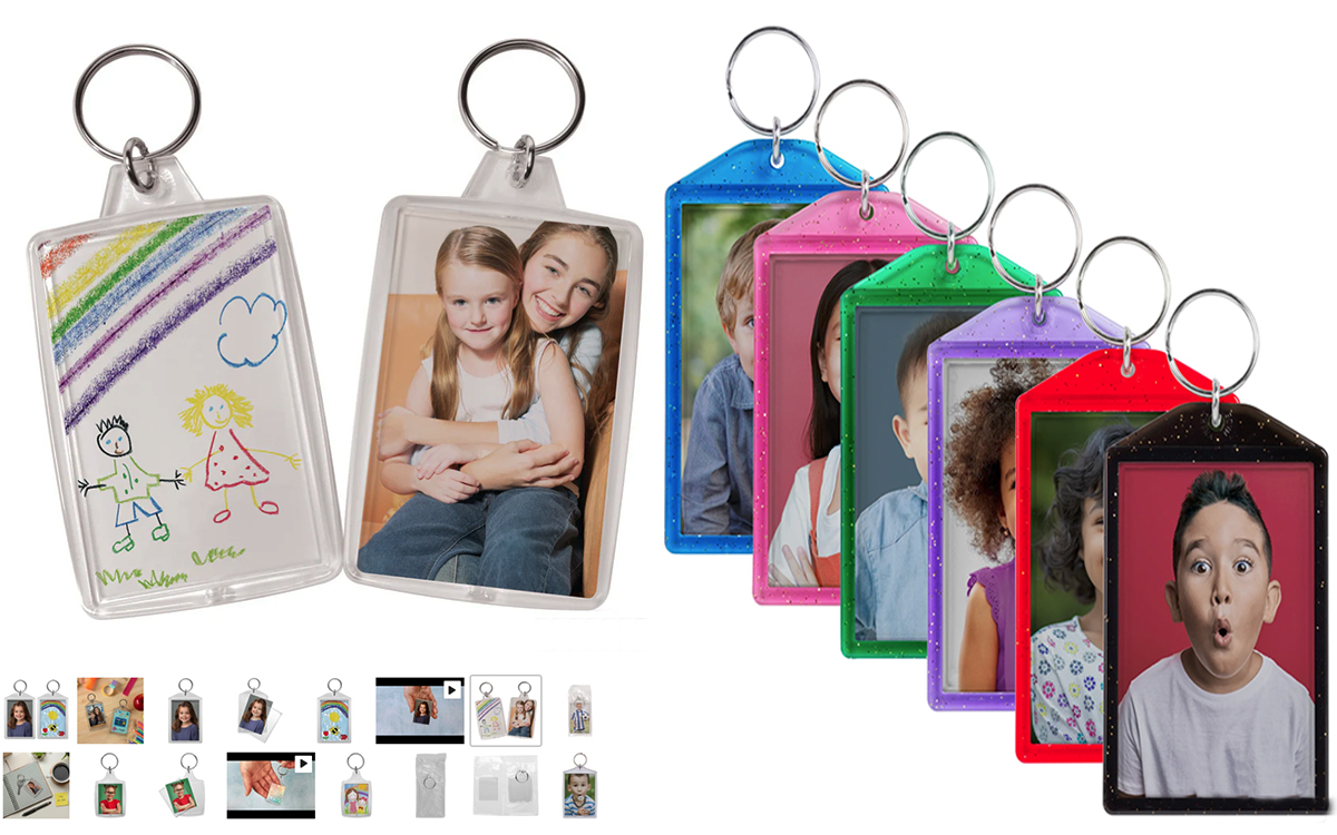 Snap-In Photo Key Chains