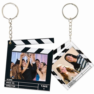 Photo Key Chain Clapboard