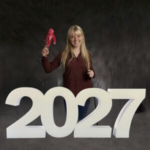 Posing Numbers Graduation Photography